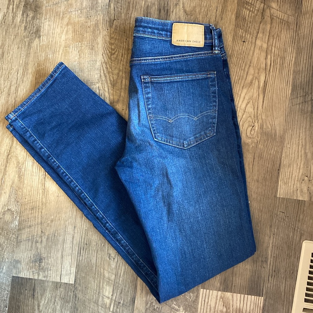 Men’s American Eagle Original Straight Jeans 30x36 - Airflex+